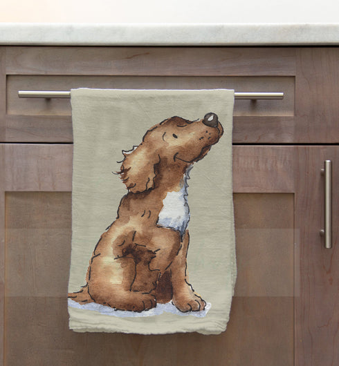 Cocker (Working) Tea Towel